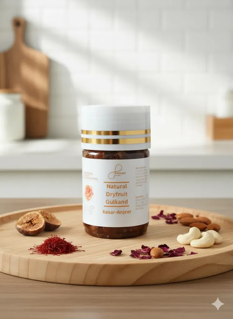 Dryfruit Gulkand: Kesar-Anjeer