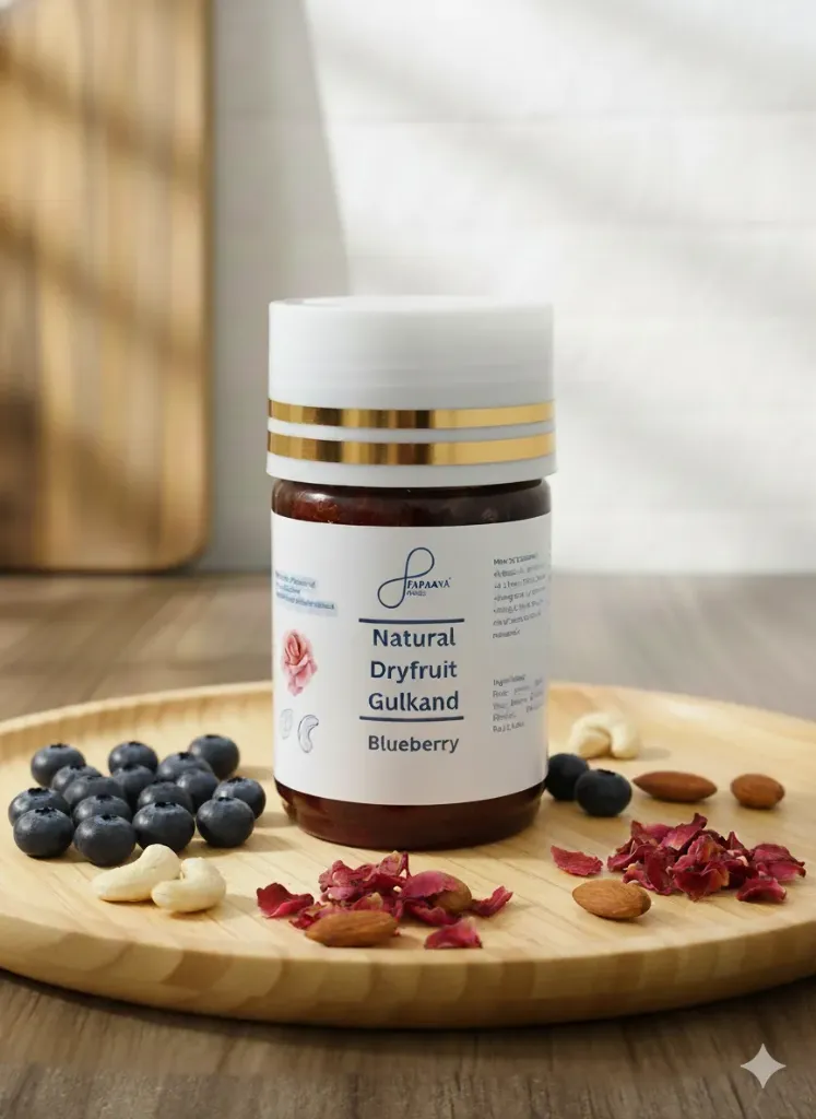 Dryfruit Gulkand: Blueberry